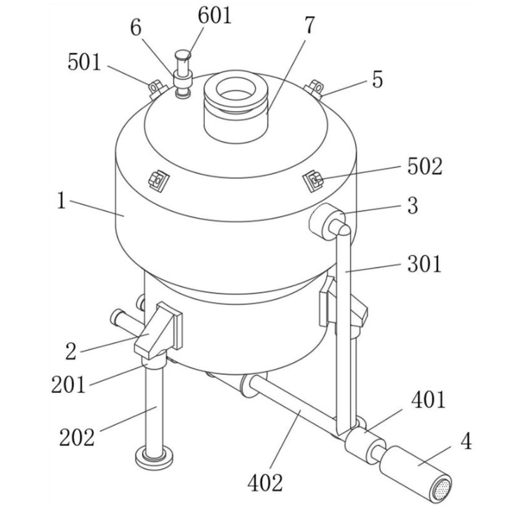 Yinchi Secure Patant pou ponp avanse silo CONVEYOR ak konsepsyon doub chanèl